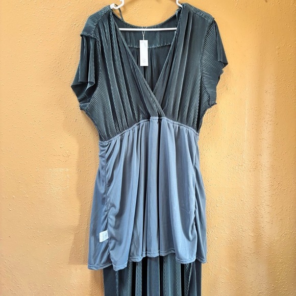 Baltic Born Katya Pleated Maxi Dress Deep Sea Green XXXL New With Tags - Picture 6 of 8